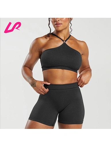 Cover up in style with our halter top sports bra. Designed for comfort and support, it's a must-have for any workout wardrobe.
